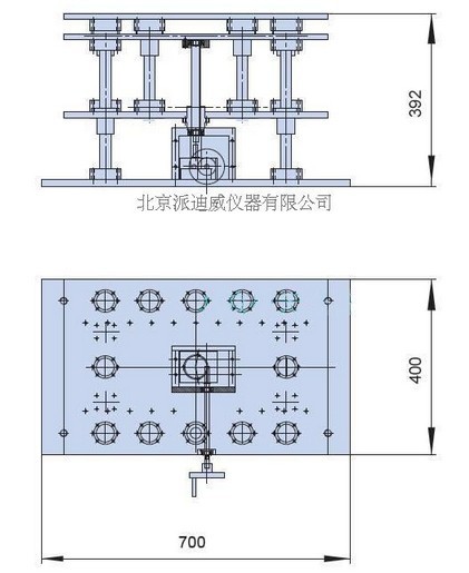 PT-SD411 精密型手動升降臺 絲桿式位移臺 手動升降機 升降100mm