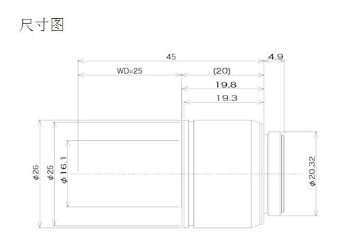 奧林巴斯物鏡 超長工作距離平場消色差物鏡 SLMPLN 奧林巴斯物鏡 超長工作距離平場消色差物鏡 SLMPLN