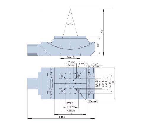 電動旋轉(zhuǎn)臺角位臺組合使用精密型位移臺弧擺臺角度轉(zhuǎn)臺