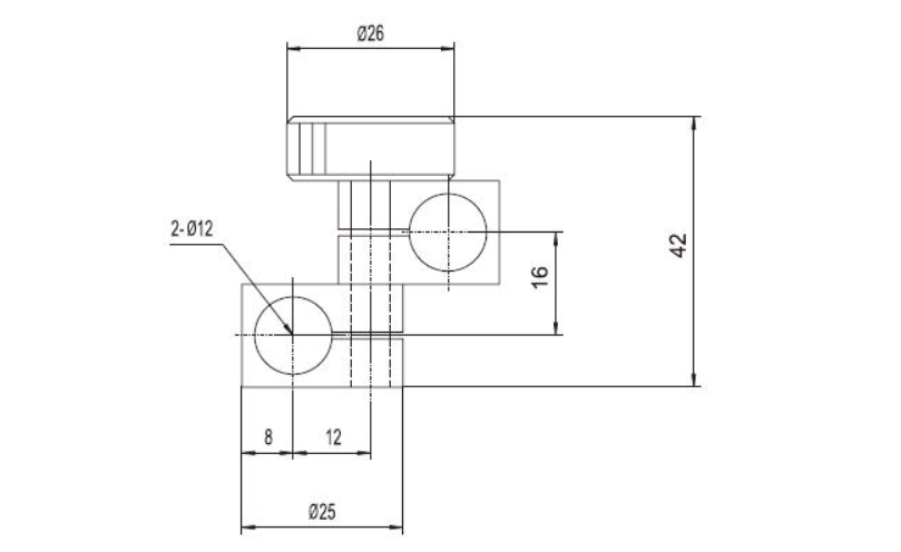 PG03-12交叉桿架，可以將2 根接桿按所需任意角度組合在一起