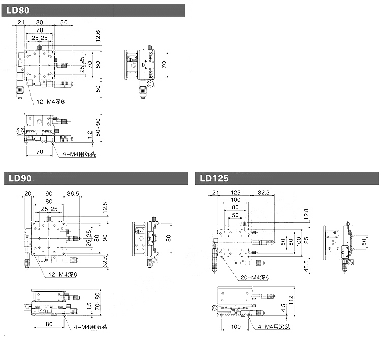 XYZ三軸位移臺(tái)精密位移平臺(tái)多維平臺(tái)升降臺(tái)手動(dòng)平移臺(tái)