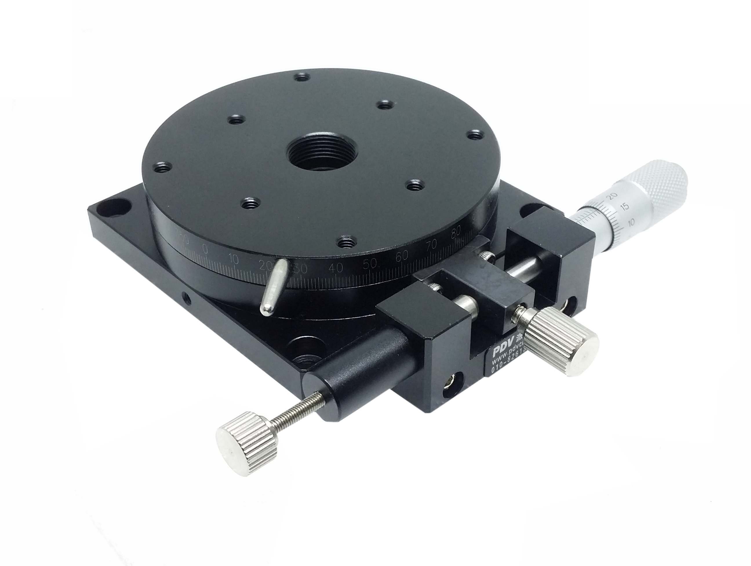 PR40-L手動(dòng)旋轉(zhuǎn)臺(tái) 分度盤 角度轉(zhuǎn)臺(tái)