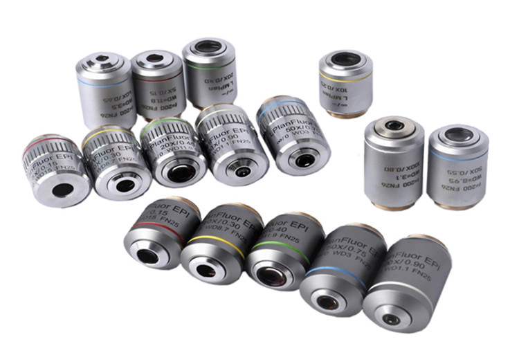 有限遠金相物鏡4X/10X/20X/40X顯微鏡物鏡