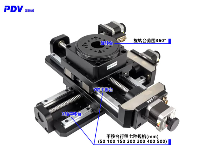 電動(dòng)三維平臺 XYR位移旋轉(zhuǎn)臺 電動(dòng)三維平臺 XYR位移旋轉(zhuǎn)臺
