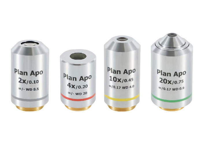 高性能生物物鏡 Plan Apo 齊焦距離60MM生物物鏡 高數值孔徑