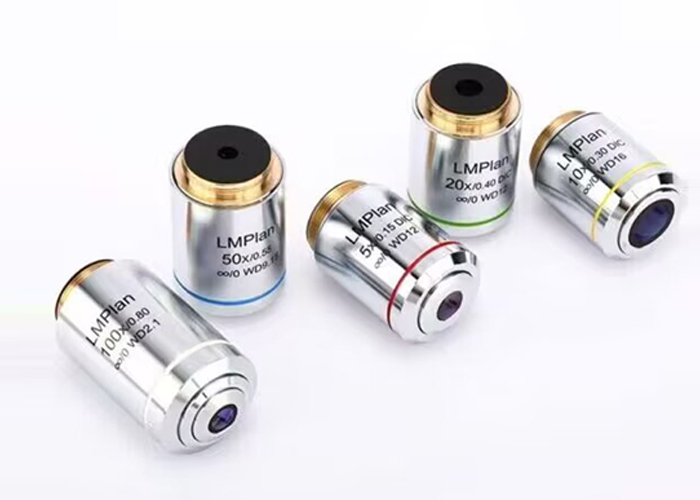 F=200明場金相5X/10X/20X/50X/100X顯微鏡物鏡