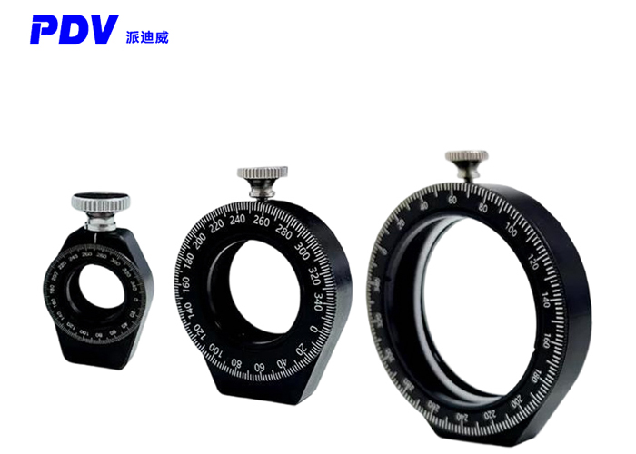 PT-SD51旋轉(zhuǎn)透鏡安裝座波片安裝架偏振片支架360°連續(xù)旋轉(zhuǎn)光具座