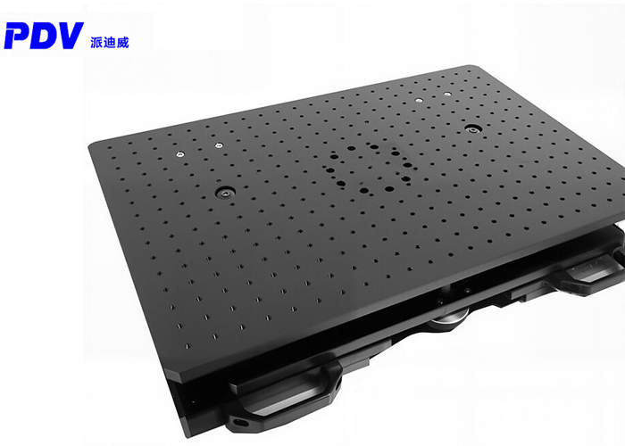 精密手動傾斜俯仰臺±3度負載50kg大臺面400*600mmPT-QX640