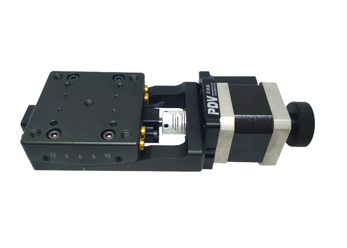 PJ110-15 精密型電動角位臺（蝸輪蝸桿） ±15° 臺面尺寸65*65