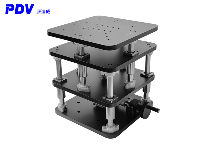 PT-SD850手動(dòng)升降臺(tái)光學(xué)重載Z軸工作臺(tái) 大型渦輪螺桿調(diào)整位移臺(tái)