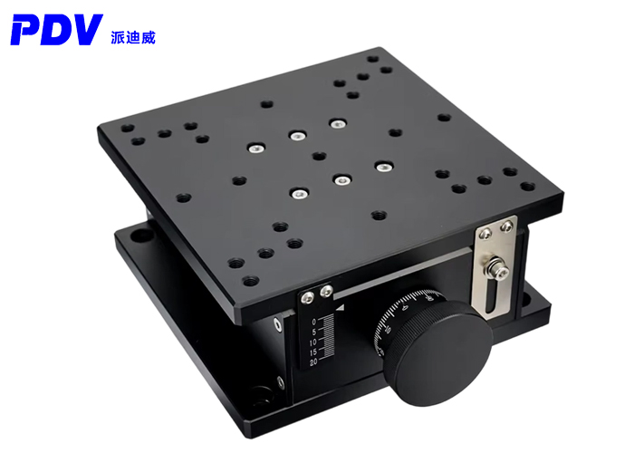 高精度Z軸手動(dòng)升降臺(tái)楔形一維高度調(diào)節(jié)精密微調(diào)位移臺(tái)PT-SD512